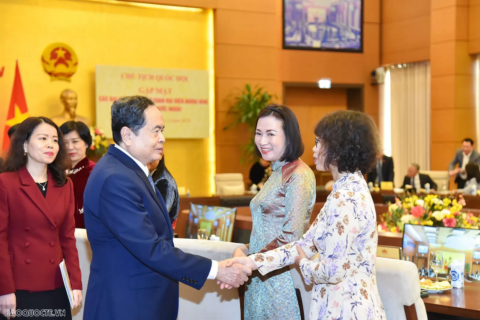Chủ tịch Quốc hội tiếp các Trưởng cơ quan đại diện Việt Nam ở nước ngoài nhiệm kỳ 2024-2027 Chủ tịch Quốc hội tiếp các Trưởng cơ quan đại diện Việt Nam ở nước ngoài nhiệm kỳ 2024-2027