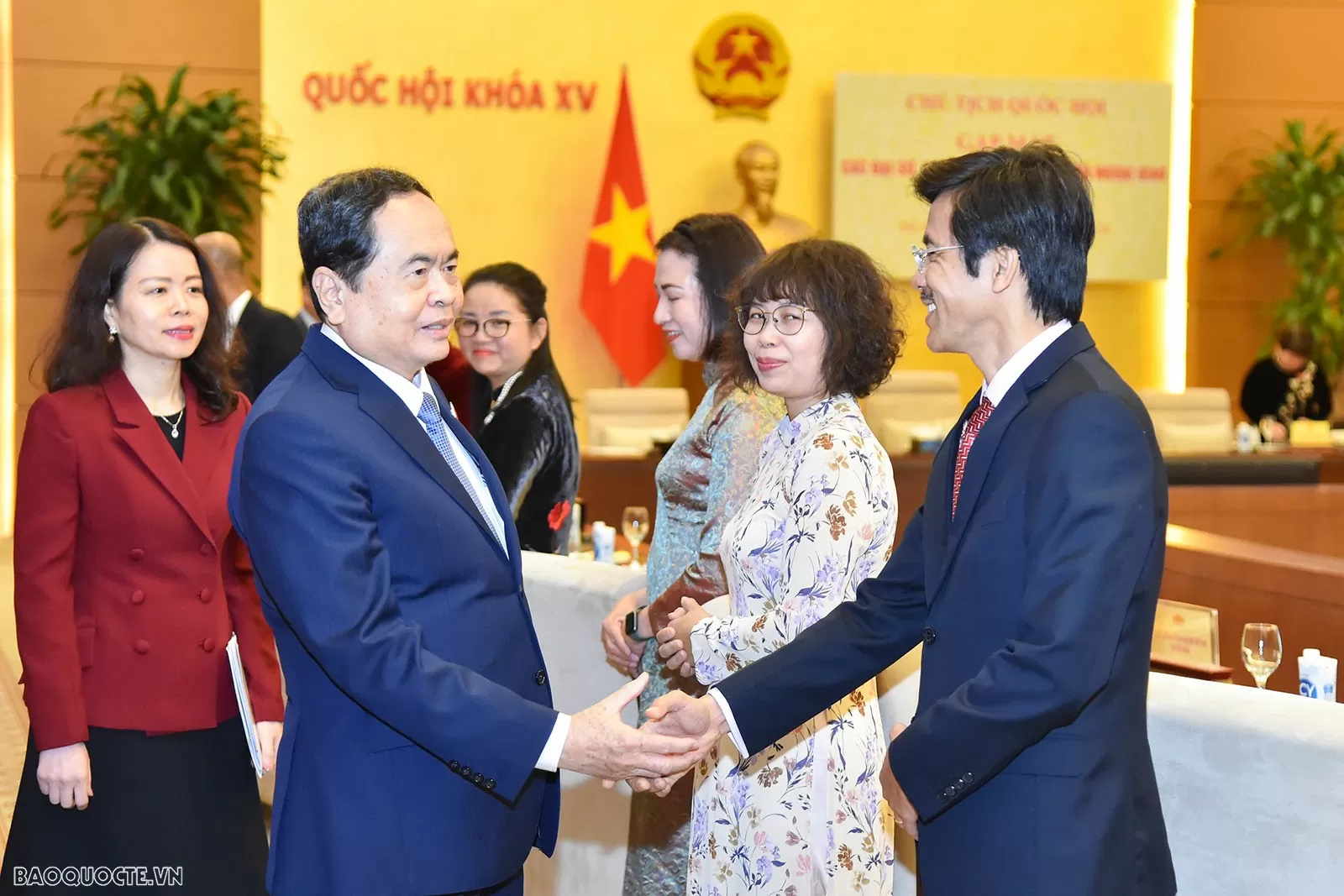 Chủ tịch Quốc hội tiếp các Trưởng cơ quan đại diện Việt Nam ở nước ngoài nhiệm kỳ 2024-2027 Chủ tịch Quốc hội tiếp các Trưởng cơ quan đại diện Việt Nam ở nước ngoài nhiệm kỳ 2024-2027