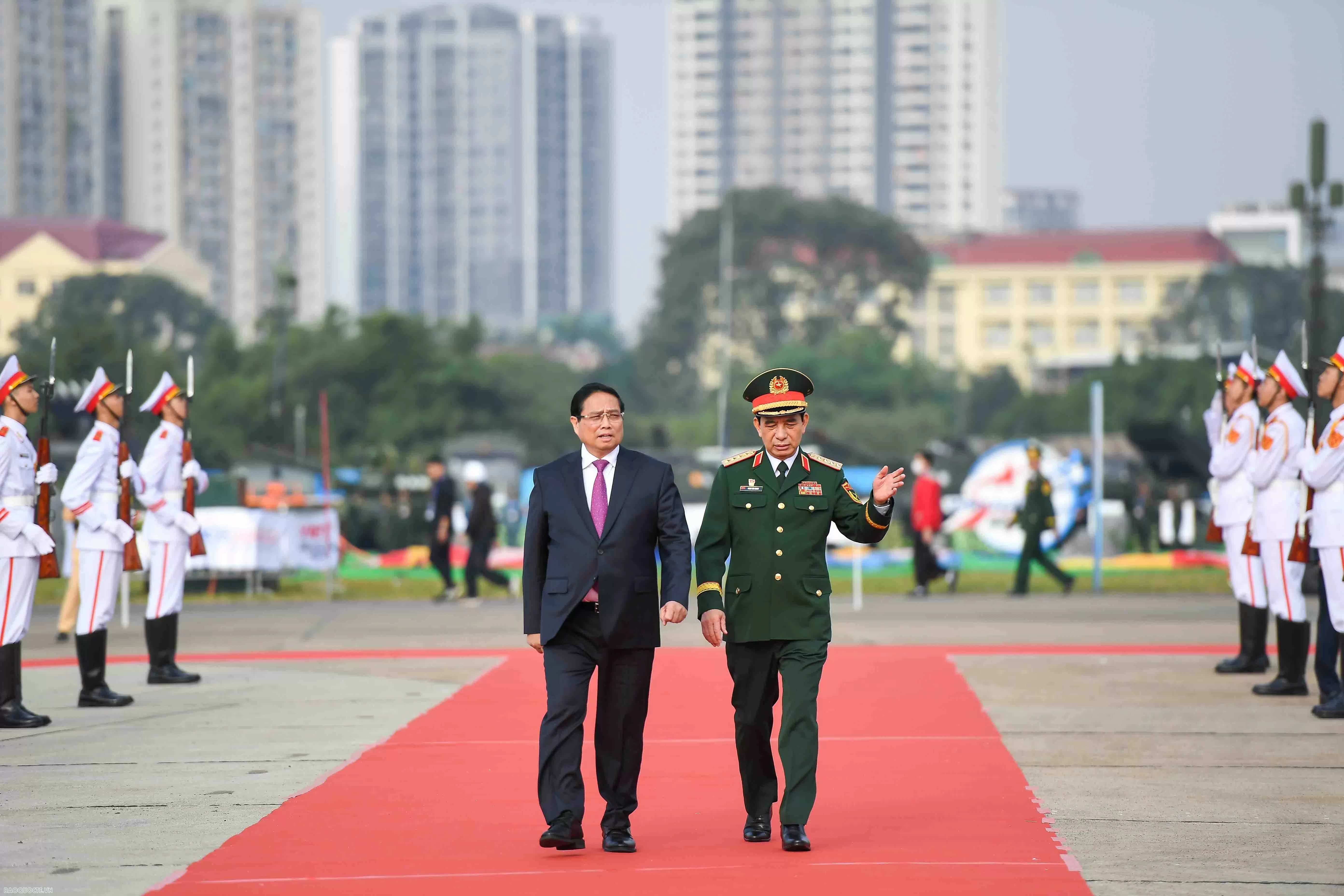 Chính thức khai mạc Triển lãm Quốc phòng quốc tế Việt Nam 2024 Chính thức khai mạc Triển lãm Quốc phòng quốc tế Việt Nam 2024
