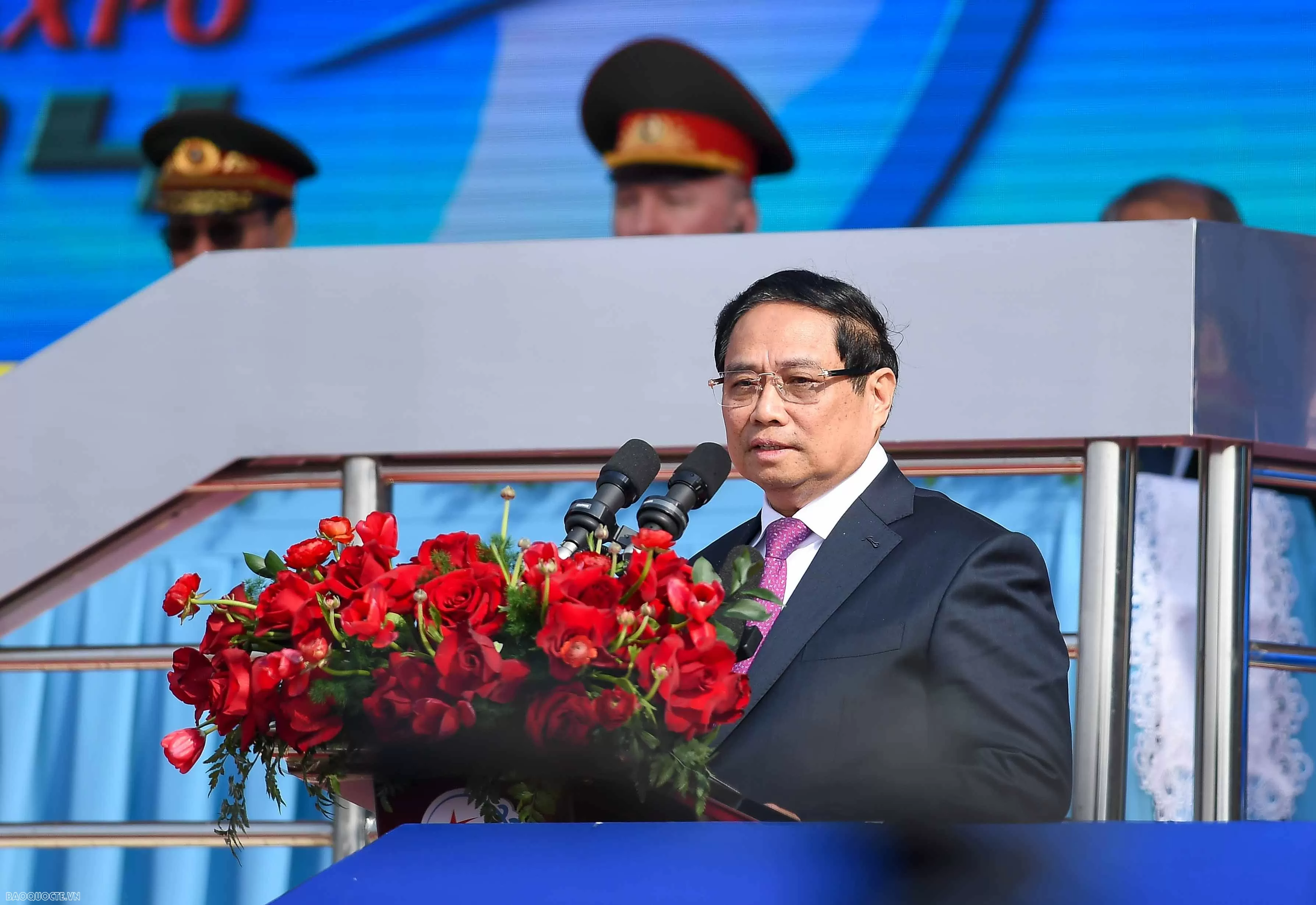 Thủ tướng Phạm Minh Chính nêu định hướng chiến lược phát triển nền công nghiệp quốc phòng với bạn bè quốc tế Thủ tướng Phạm Minh Chính: Việt Nam ưu tiên phát triển công nghệ tiên tiến vào công nghiệp quốc phòng