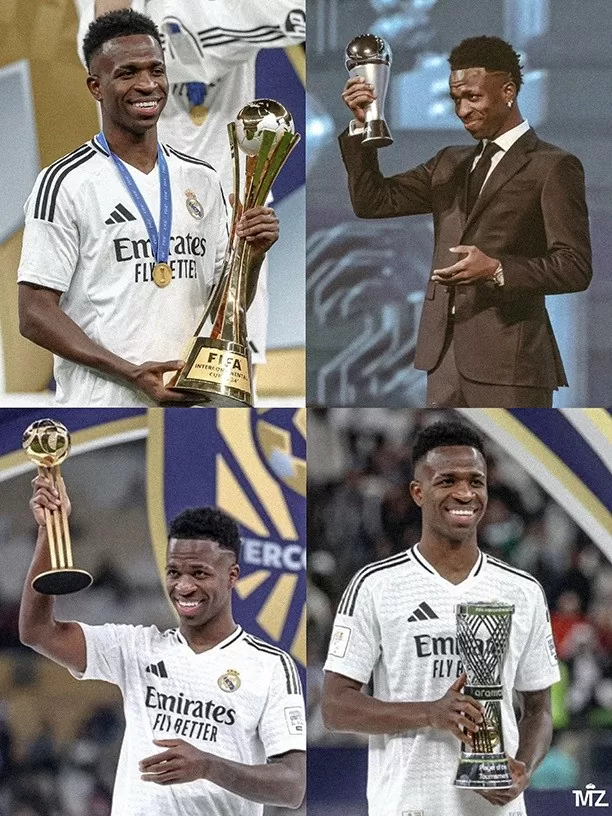 Nhận 4 danh hiệu trong 2 ngày, Vinicius được nghỉ lễ sớm Nhận 4 danh hiệu trong 2 ngày, Vinicius được nghỉ lễ sớm