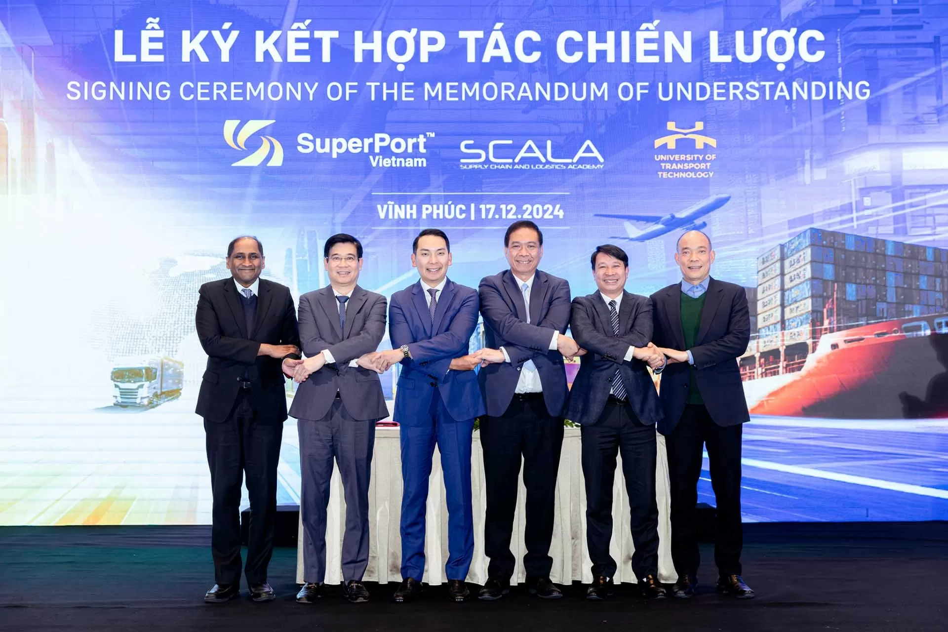 Các bên nhất trí hợp tác triển khai các sáng kiến nhằm nâng cao chất lượng nguồn nhân lực ngành và thúc đẩy ngành logistics phát triển theo hướng hiện đại, thông minh và bền vững. Các bên nhất trí hợp tác triển khai các sáng kiến nhằm nâng cao chất lượng nguồn nhân lực ngành và thúc đẩy ngành logistics phát triển theo hướng hiện đại, thông minh và bền vững.