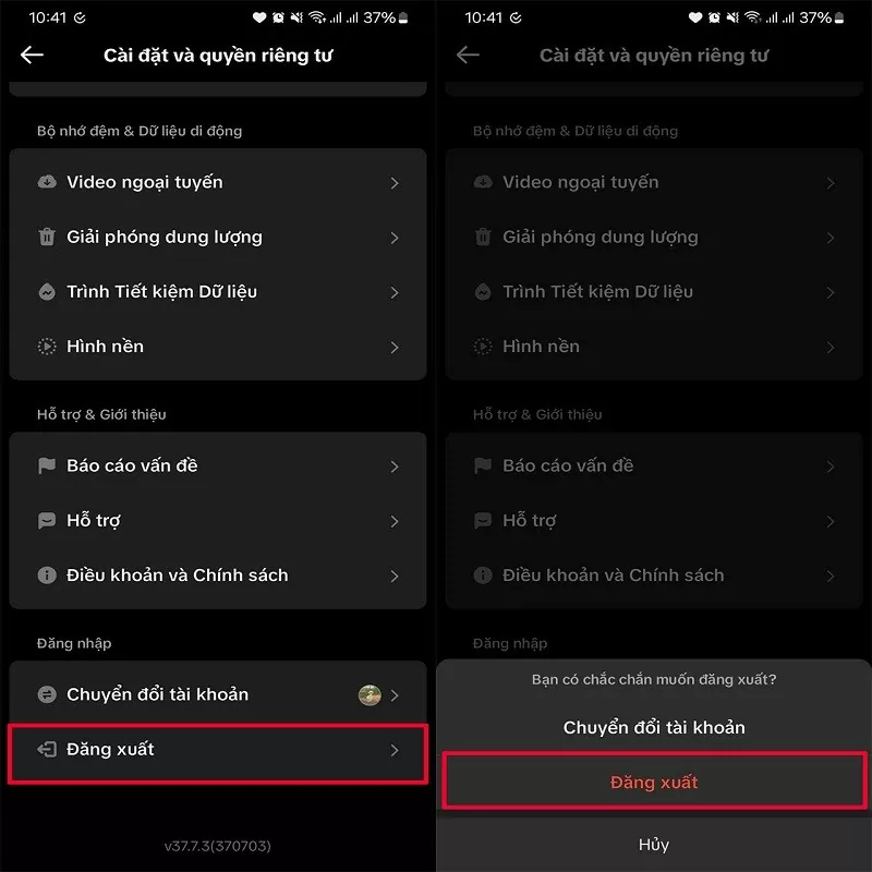 Đăng xuất tài khoản TikTok đơn giản không phải ai cũng biết Đăng xuất tài khoản TikTok đơn giản không phải ai cũng biết