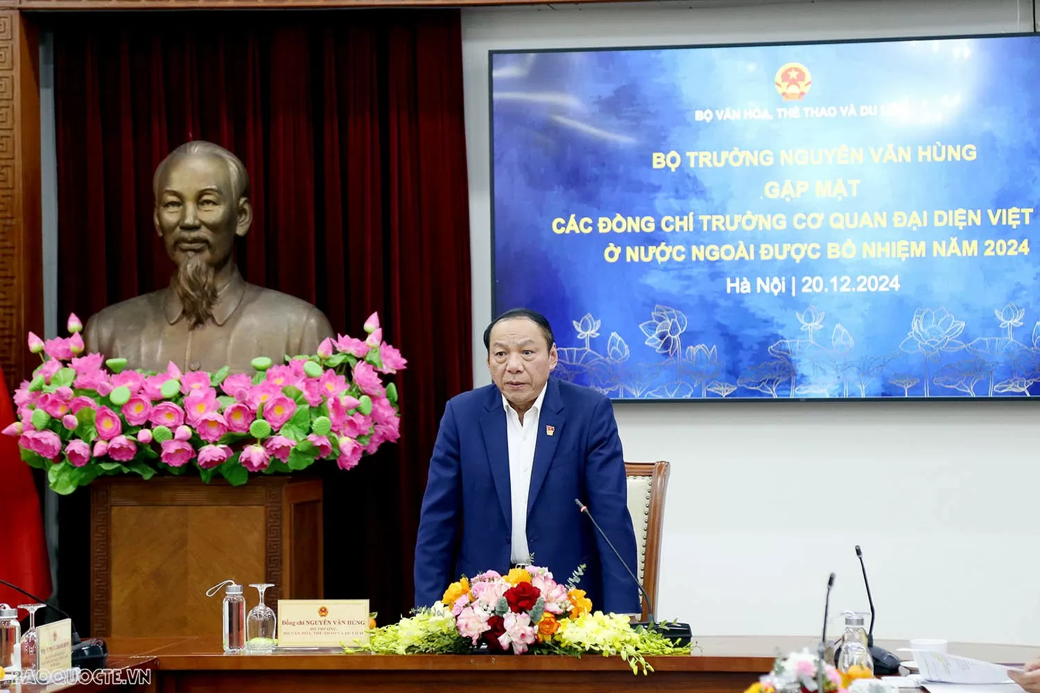 Bộ VHTTDL gặp mặt các Trưởng cơ quan đại diện Việt Nam tại nước ngoài nhiệm kỳ 2024-2027 Bộ VHTTDL gặp mặt các Trưởng cơ quan đại diện Việt Nam tại nước ngoài nhiệm kỳ 2024 2027