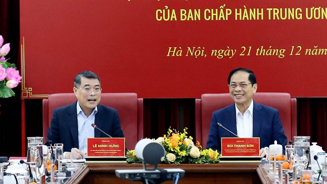 Đoàn kiểm tra của Ban Bí thư làm việc với Ban cán sự đảng Bộ Ngoại giao về thực hiện Kết luận 21 của Ban Chấp hành Trung ương