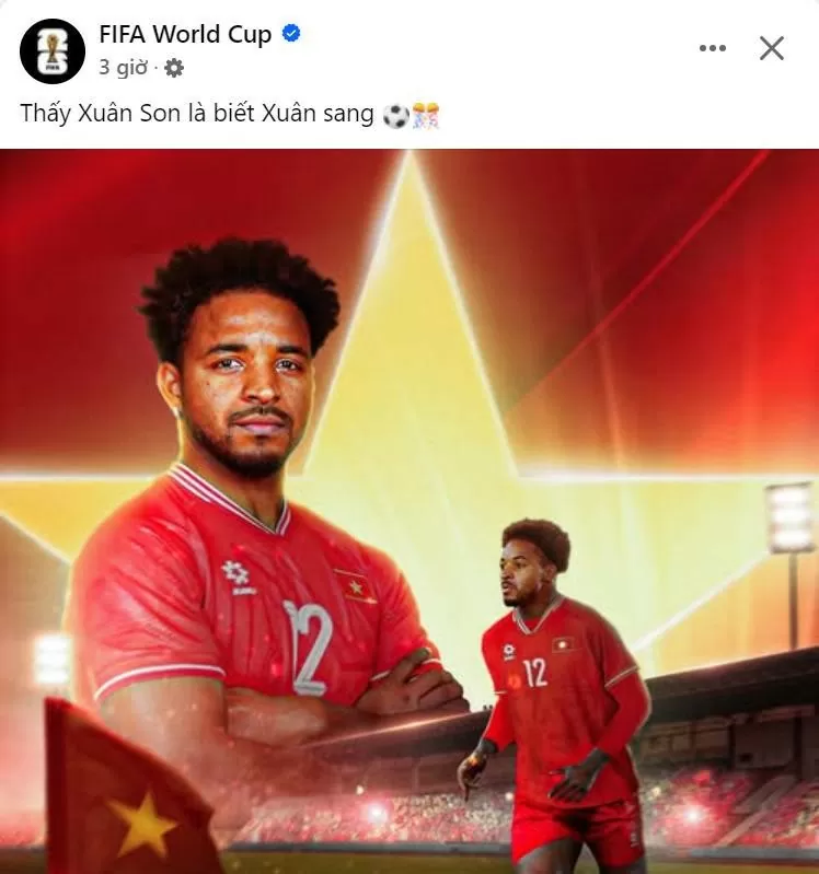 FIFA chúc mừng màn ra mắt ấn tượng của Xuân Son FIFA chúc mừng màn ra mắt ấn tượng của Xuân Son