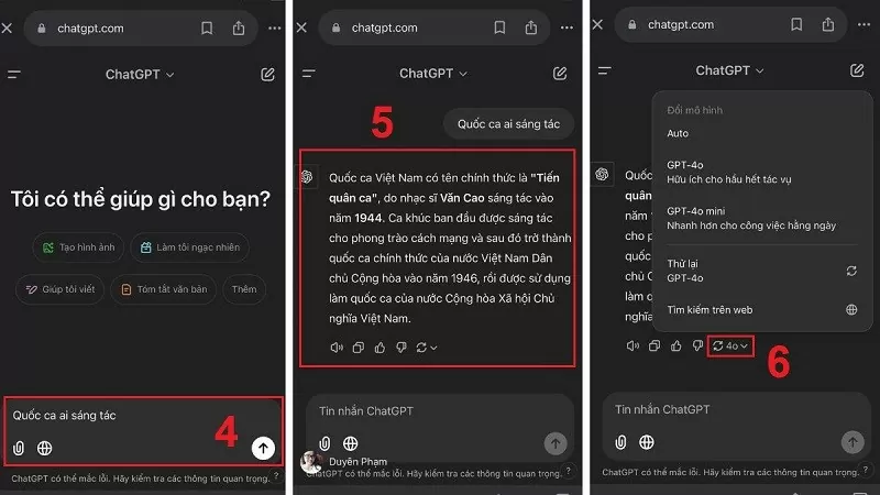 Mách bạn cách sử dụng ChatGPT-4o đơn giản trên điện thoại, máy tính Mách bạn cách sử dụng ChatGPT-4o đơn giản trên điện thoại, máy tính