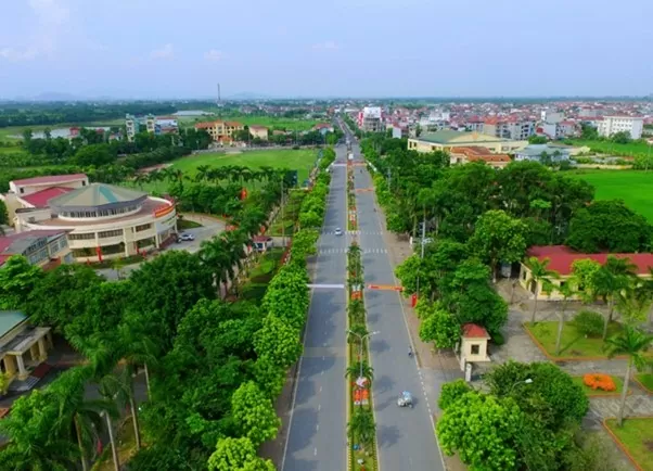 Diện mạo Yên Lạc ngày càng khang trang. (Nguồn: Báo Xây dựng) Diện mạo Yên Lạc ngày càng khang trang. (Nguồn: Báo Xây dựng)
