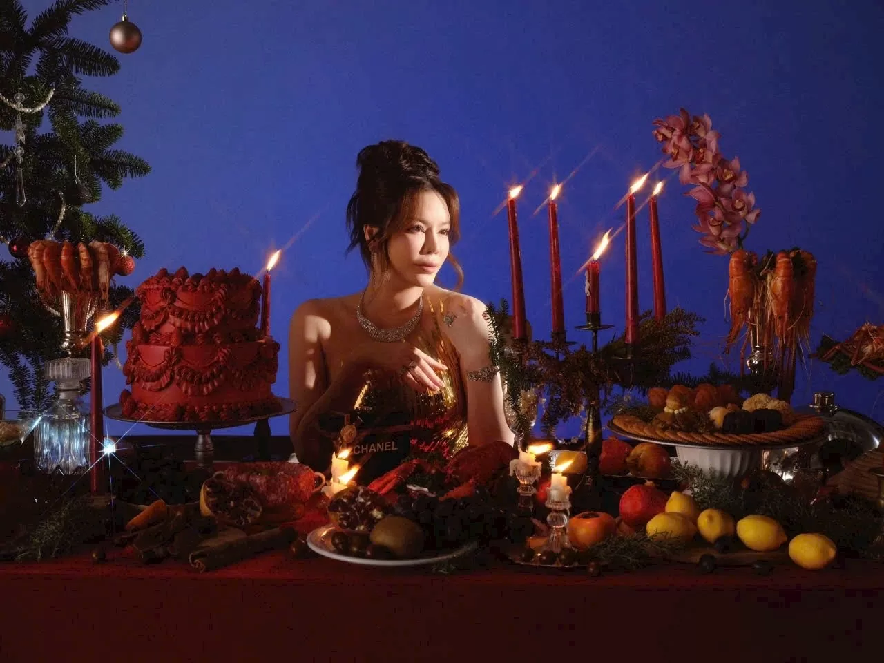 Giáng sinh đậm chất quý tộc tại nhà người đẹp Lý Nhã Kỳ Giáng sinh đậm chất quý tộc tại nhà người đẹp Lý Nhã Kỳ