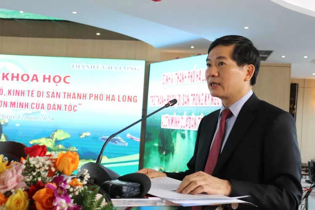 Thúc đẩy kinh tế xanh, kinh tế số, kinh tế di sản thành phố Hạ Long trong Kỷ nguyên vươn mình của dân tộc Thúc đẩy kinh tế xanh, kinh tế số, kinh tế di sản thành phố Hạ Long trong Kỷ nguyên vươn mình của dân tộc