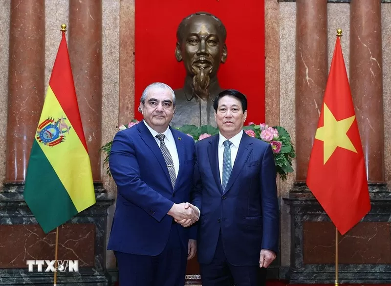 Chủ tịch nước Lương Cường tiếp Đại sứ Cuba đến trình Quốc thư Chủ tịch nước Lương Cường tiếp Đại sứ Cuba đến trình Quốc thư