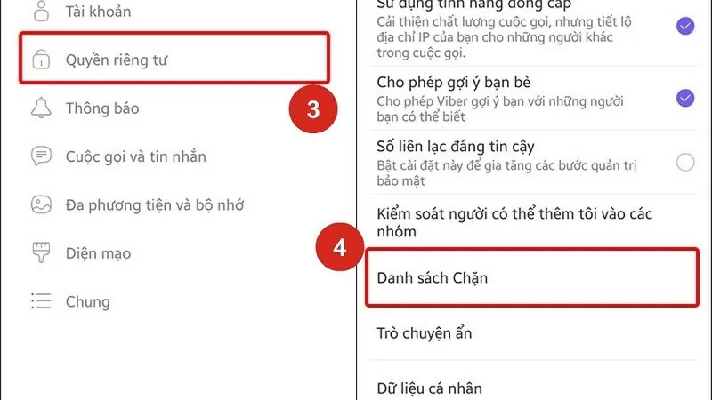 Hướng dẫn chặn tin nhắn Viber trên điện thoại dễ dàng nhất Hướng dẫn chặn tin nhắn Viber trên điện thoại dễ dàng nhất