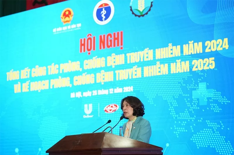 Thứ trưởng Bộ Y tế Nguyễn Thị Liên Hương phát biểu tại sự kiện Thứ trưởng Bộ Y tế Nguyễn Thị Liên Hương phát biểu tại sự kiện