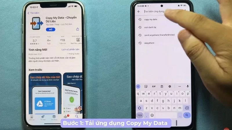 Hướng dẫn chuyển dữ liệu iPhone sang Android nhanh chóng, an toàn Hướng dẫn chuyển dữ liệu iPhone sang Android nhanh chóng, an toàn
