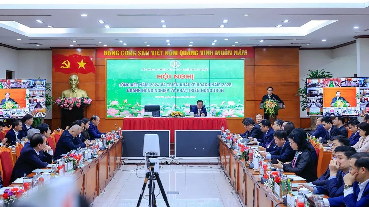 Thủ tướng yêu cầu phấn đấu tốc độ tăng trưởng GDP toàn ngành nông nghiệp và phát triển nông thôn 3,5-4%. (Nguồn: VGP News) Thủ tướng yêu cầu phấn đấu tốc độ tăng trưởng GDP toàn ngành nông nghiệp và phát triển nông thôn 3,5-4%. (Nguồn: VGP News)