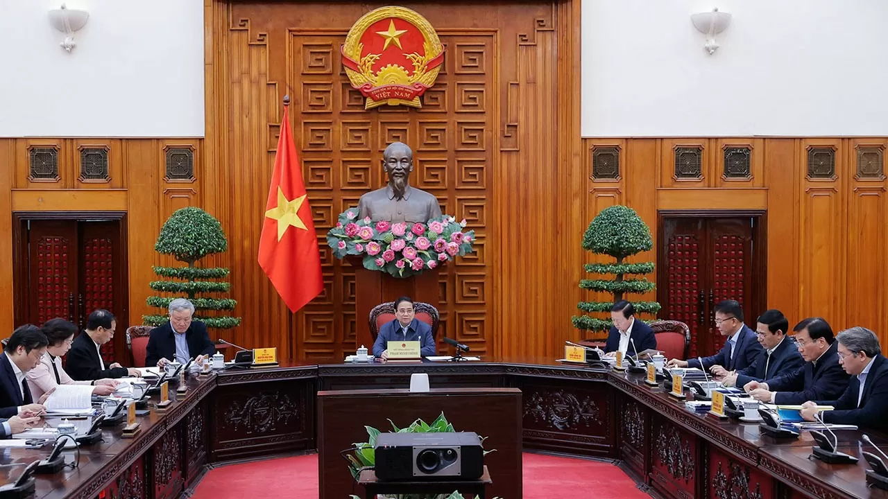 Thủ tướng chủ trì phiên họp thứ sáu Ban Chỉ đạo sắp xếp, tinh gọn bộ máy của Chính phủ - Ảnh: VGP/Nhật Bắc Thủ tướng chủ trì phiên họp thứ sáu Ban Chỉ đạo sắp xếp, tinh gọn bộ máy của Chính phủ - Ảnh: VGP/Nhật Bắc