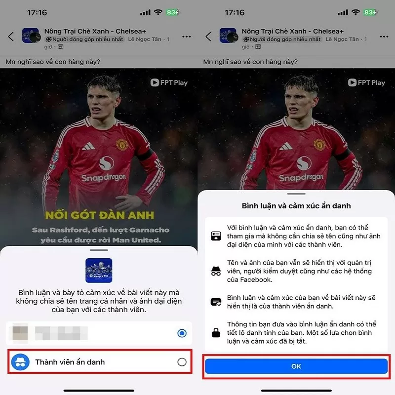 Cách bình luận ẩn danh trong hội nhóm trên Facebook siêu đơn giản Cách bình luận ẩn danh trong hội nhóm trên Facebook siêu đơn giản