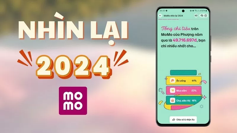 Nhìn lại năm 2024 cùng MoMo xem tổng kết chi tiêu một năm qua Nhìn lại năm 2024 cùng MoMo xem tổng kết chi tiêu một năm qua