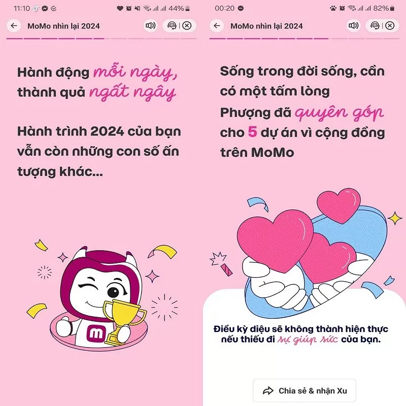 Nhìn lại năm 2024 cùng MoMo xem tổng kết chi tiêu một năm qua Nhìn lại năm 2024 cùng MoMo xem tổng kết chi tiêu một năm qua