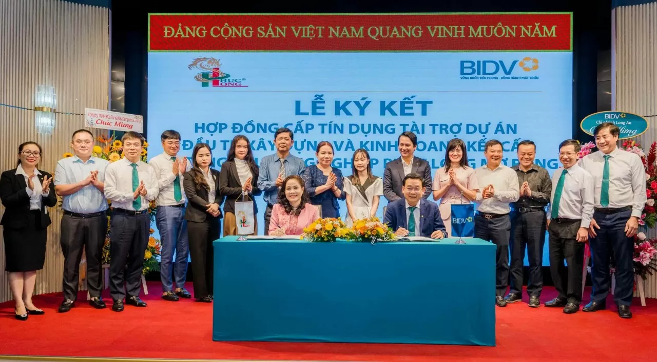 BIDV tài trợ tín dụng dự án Khu công nghiệp Phúc Long mở rộng BIDV tài trợ tín dụng dự án Khu công nghiệp Phúc Long mở rộng