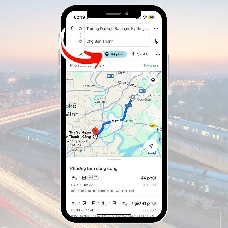 Tra tuyến Metro bằng Google Maps thuận tiện và dễ dàng nhất Tra tuyến Metro bằng Google Maps thuận tiện và dễ dàng nhất