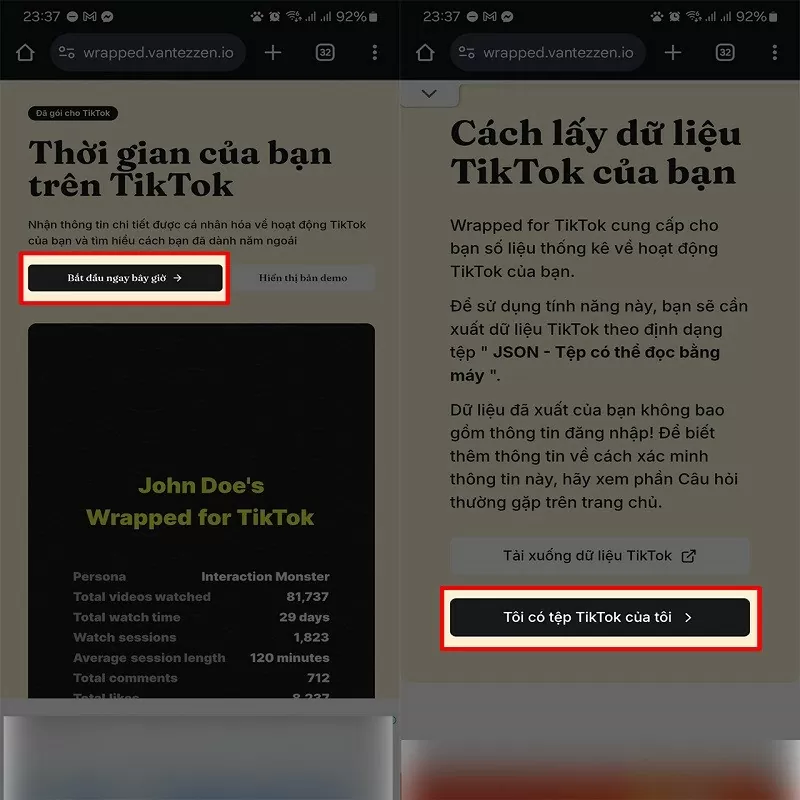 Cách xem TikTok Wrapped 2024 trên điện thoại siêu đơn giản Cách xem TikTok Wrapped 2024 trên điện thoại siêu đơn giản