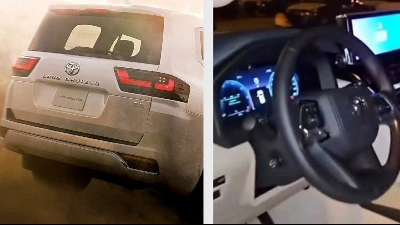 Rò rỉ hình ảnh nội thất Toyota Land Cruiser 2025
