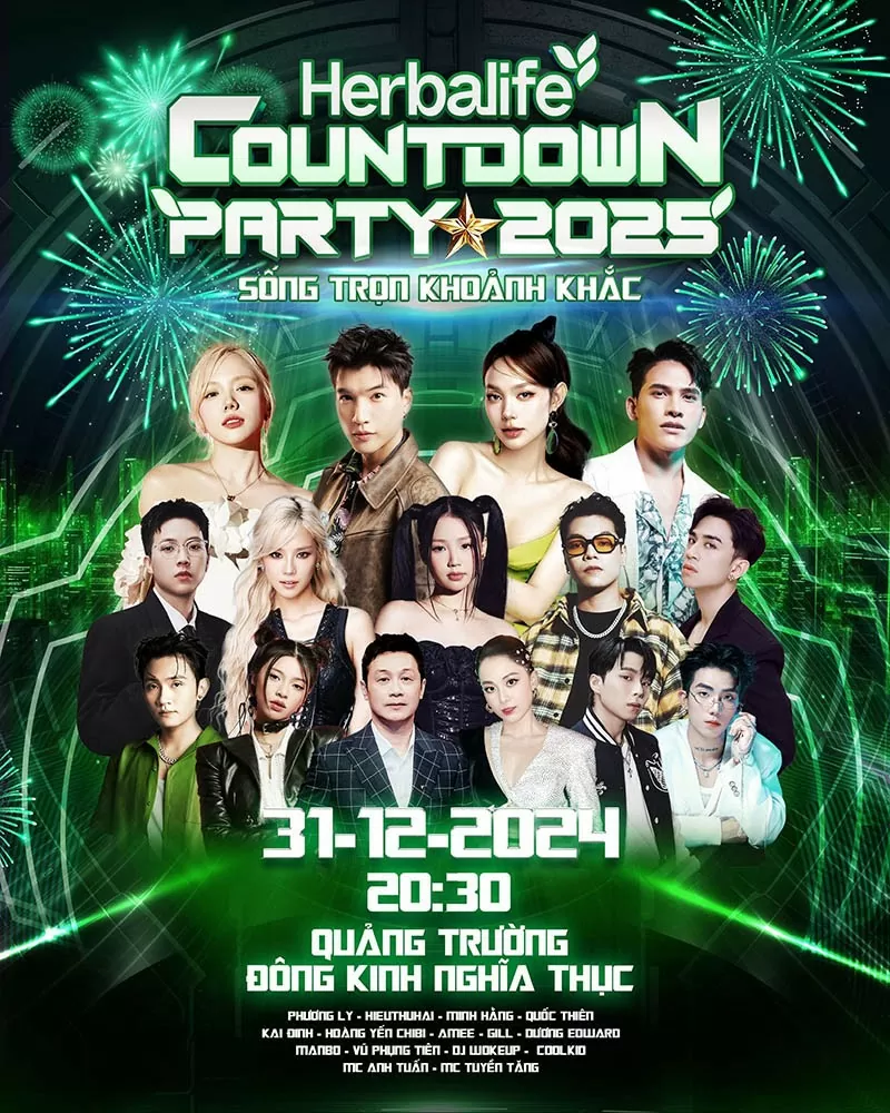 Lan tỏa năng lượng năm mới cùng chuỗi sự kiện Herbalife Countdown Party 2025 Lan tỏa năng lượng năm mới cùng chuỗi sự kiện Herbalife Countdown Party 2025