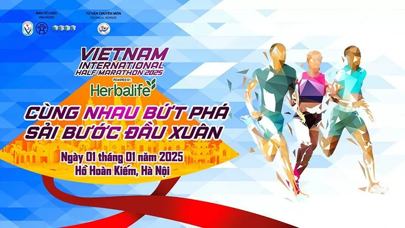 Vietnam International Half Marathon 2025 powered by Herbalife là điểm nhấn trong các sự kiện thể thao của Hà Nội Vietnam International Half Marathon 2025 powered by Herbalife là điểm nhấn trong các sự kiện thể thao của Hà Nội