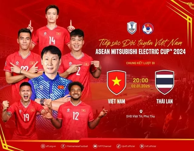 Đội tuyển Việt Nam gặp Thái Lan tại chung kết ASEAN Cup 2024: Lần thứ 3 quyết đấu Đội tuyển Việt Nam gặp Thái Lan tại chung kết ASEAN Cup 2024: Lần thứ 3 quyết đấu