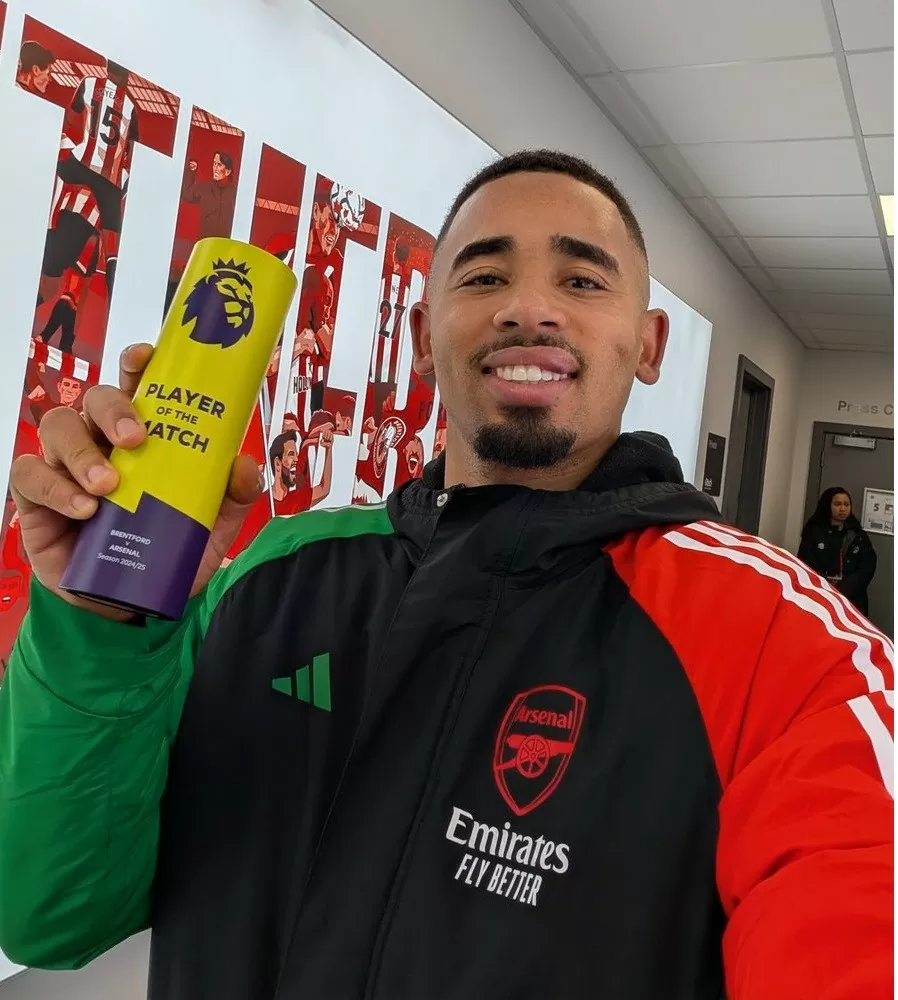 Arsenal thắng Brentford, Gabriel Jesus giành giải thưởng ở trận đầu tiên trong năm mới Arsenal thắng Brentford, Gabriel Jesus giành giải thưởng ở trận đầu tiên trong năm mới