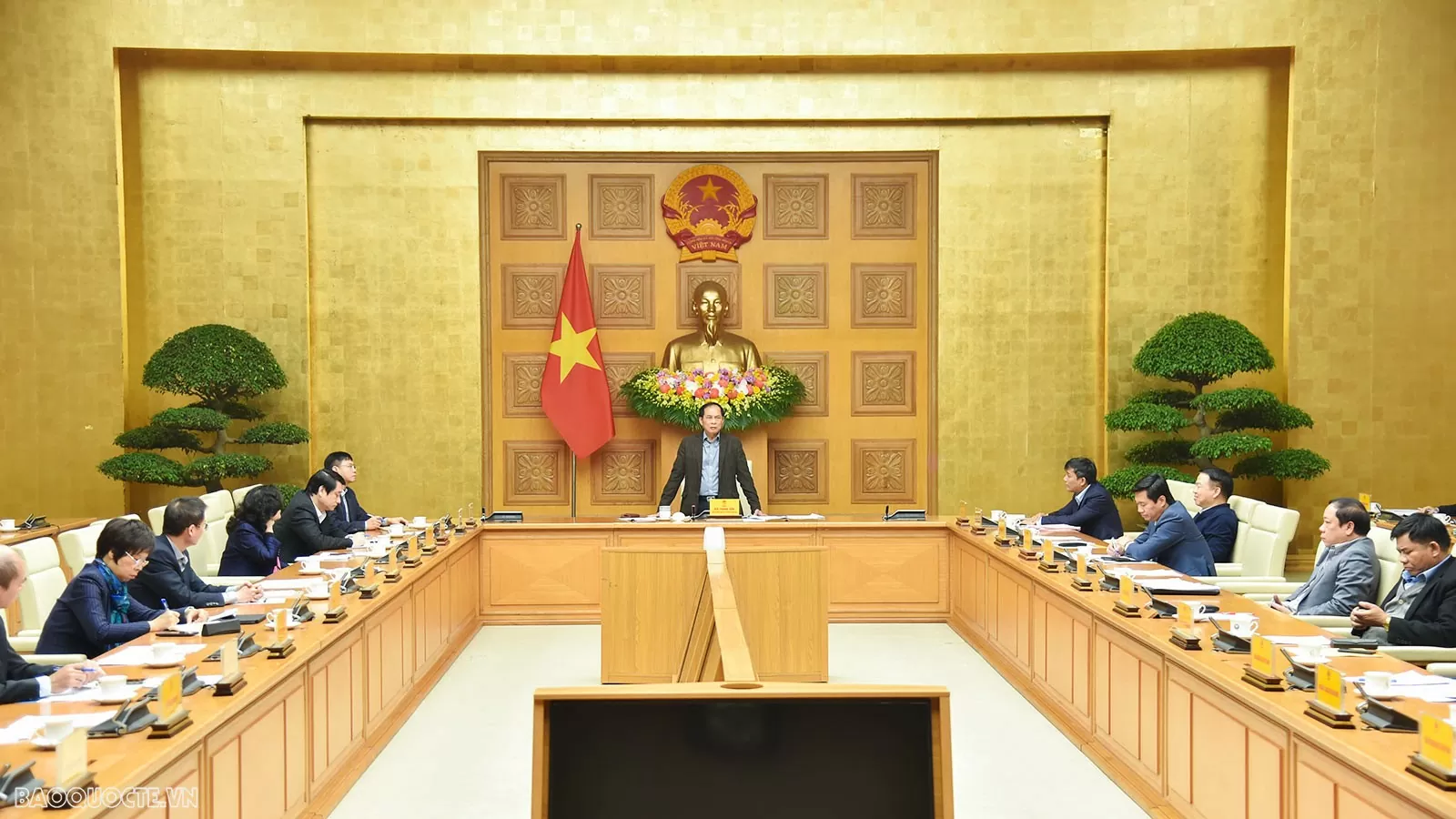 Phó Thủ tướng, Bộ trưởng Ngoại giao Bùi Thanh Sơn đề nghị triển khai thực hiện hiệu quả các cam kết, thỏa thuận với các đối tác Phó Thủ tướng, Bộ trưởng Ngoại giao Bùi Thanh Sơn đề nghị triển khai thực hiện hiệu quả các cam kết, thỏa thuận với các đối tác