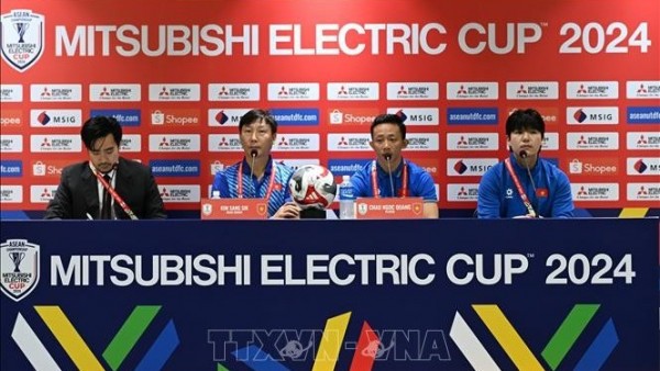 Họp báo giữa đội tuyển Việt Nam và Thái Lan trước trận đại chiến quyết định ngôi vô địch ASEAN Cup 2024