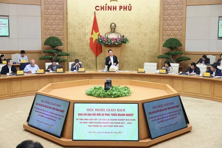 Phó Thủ tướng Hồ Đức Phớc: Hoàn thành phê duyệt Đề án cơ cấu lại doanh nghiệp nhà nước trong quý I/2025 Phó Thủ tướng Hồ Đức Phớc: Hoàn thành phê duyệt Đề án cơ cấu lại doanh nghiệp nhà nước trong quý I/2025