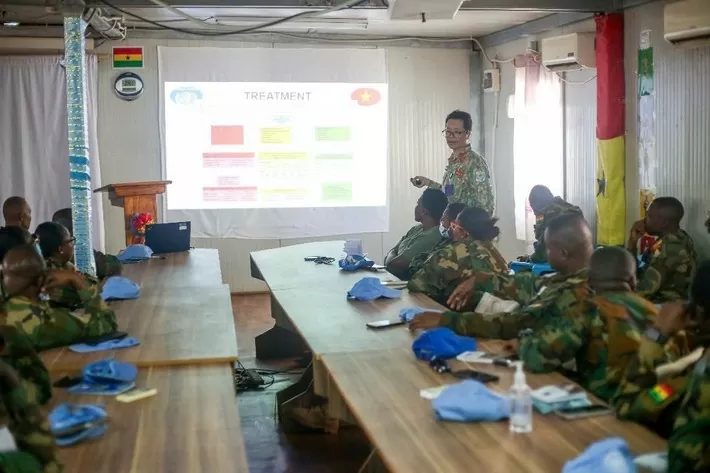 Bệnh viện Dã chiến Việt Nam giúp cộng đồng ngăn ngừa dịch tả ở Nam Sudan Bệnh viện dã chiến Việt Nam giúp cộng đồng ngăn ngừa dịch tả đang bùng phát ở Nam Sudan