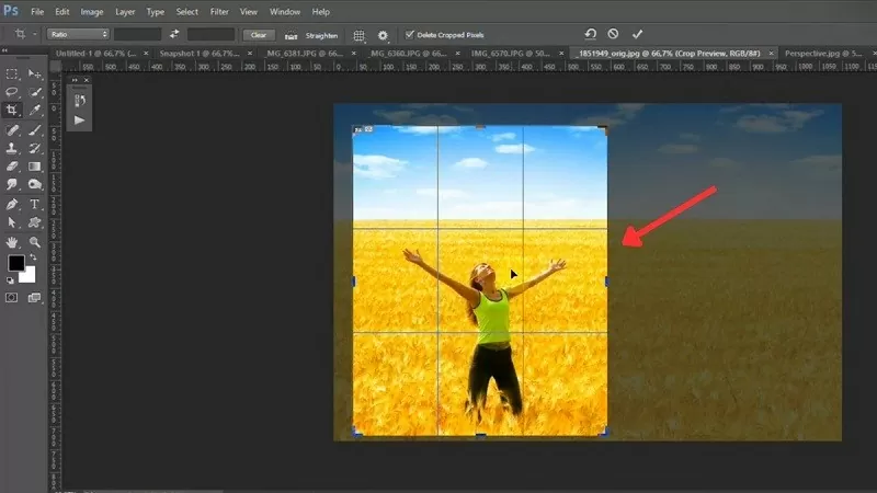 Hướng dẫn cách cắt hình trong Photoshop đơn giản, ai cũng làm được Hướng dẫn cách cắt hình trong Photoshop đơn giản, ai cũng làm được