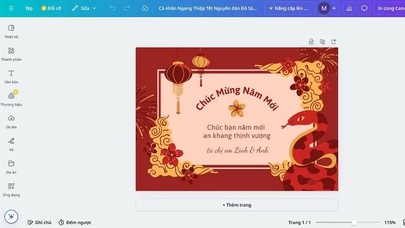 Xem ngay cách tạo thiệp chúc Tết Canva đơn giản, ấn tượng Xem ngay cách tạo thiệp chúc Tết Canva đơn giản, ấn tượng