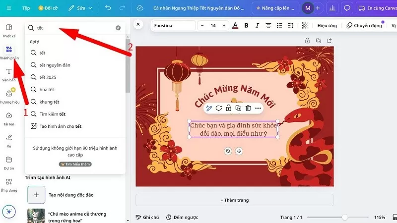 Xem ngay cách tạo thiệp chúc Tết Canva đơn giản, ấn tượng Xem ngay cách tạo thiệp chúc Tết Canva đơn giản, ấn tượng