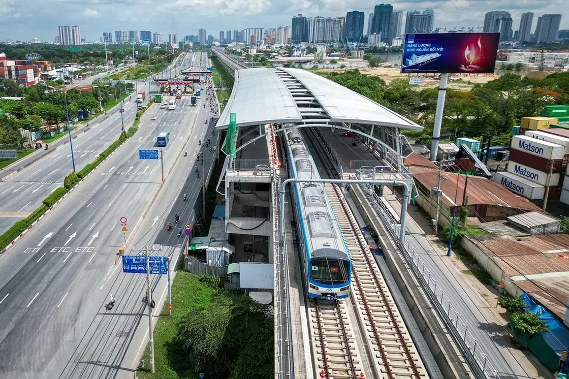 uyến metro số 1 (Bến Thành - Suối Tiên). (Ảnh: Nhật Thịnh) uyến metro số 1 (Bến Thành - Suối Tiên). (Ảnh: Nhật Thịnh)