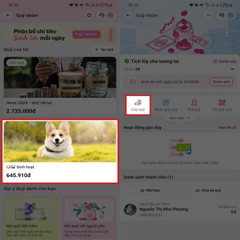 Cách sử dụng quỹ nhóm MoMo đơn giản mà bạn không nên bỏ qua Cách sử dụng quỹ nhóm MoMo đơn giản mà bạn không nên bỏ qua