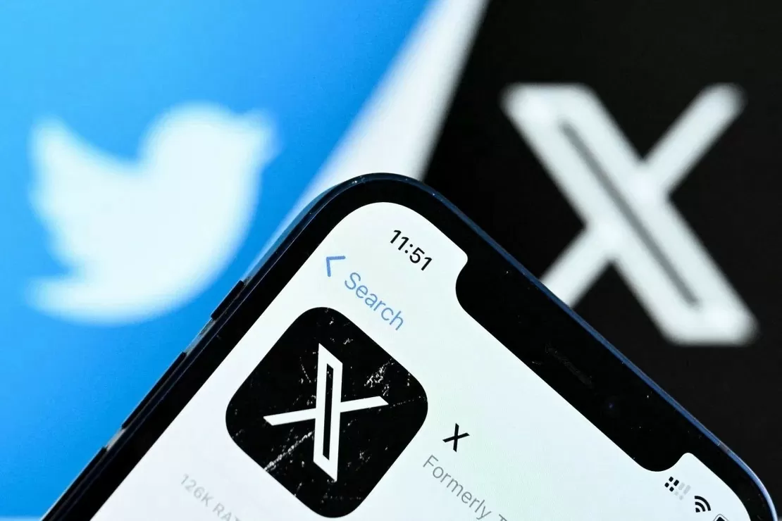 Mạng xã hội Twitter đã được công bố đổi tên thành X (Ảnh:Kirill Kudryavtsev/AFP/Getty Images)
