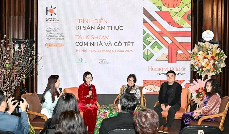 Talk show ‘Cơm nhà và cỗ Tết’: Lan tỏa giá trị di sản ẩm thực Thủ đô Talk show ‘Cơm nhà và cỗ Tết’: Lan tỏa giá trị di sản ẩm thực Thủ đô