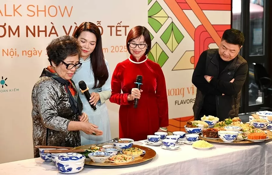 Talk show ‘Cơm nhà và cỗ Tết’: Lan tỏa giá trị di sản ẩm thực Thủ đô Talk show ‘Cơm nhà và cỗ Tết’: Lan tỏa giá trị di sản ẩm thực Thủ đô
