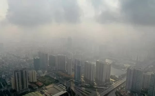Hà Nội lại hứng đợt ô nhiễm không khí kéo dàid Hà Nội lại hứng đợt ô nhiễm không khí kéo dàid