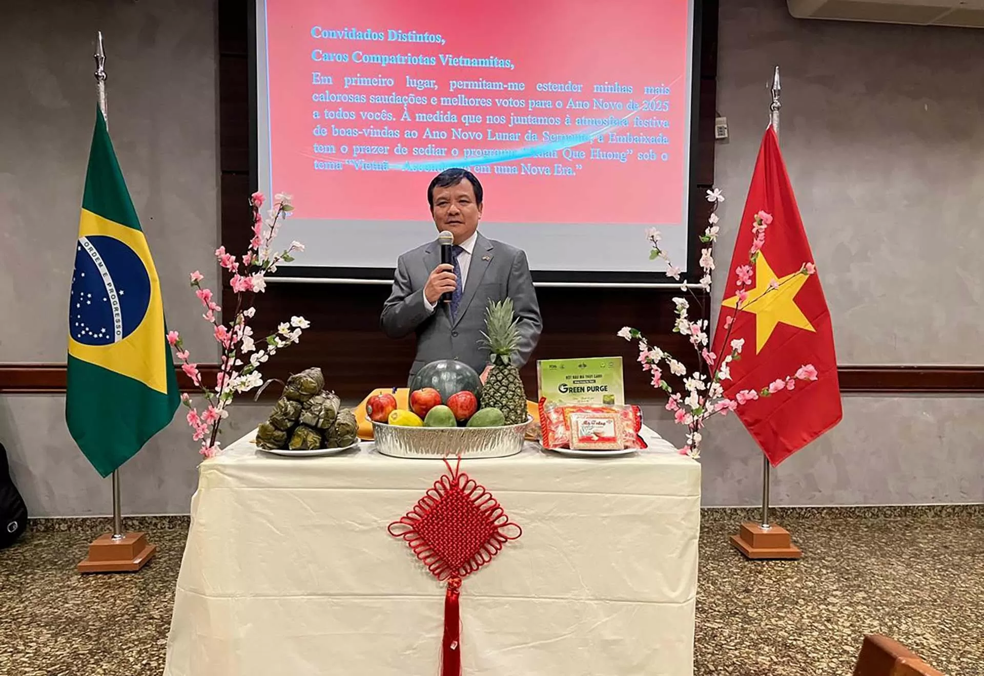 Đầm ấm chương trình Xuân Quê hương 2025 tại thành phố São Paulo, Brazil