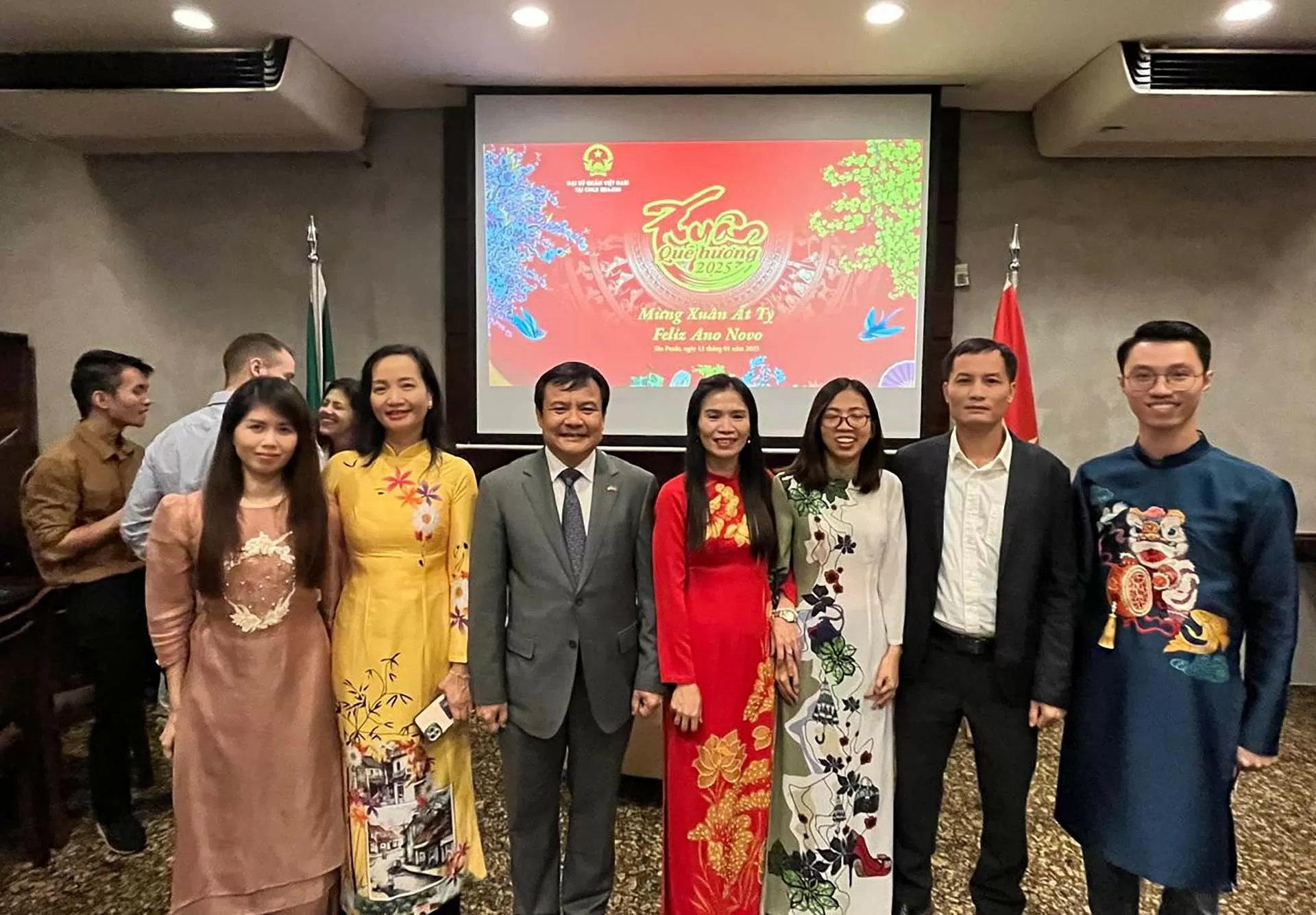 Đầm ấm chương trình Xuân Quê hương 2025 tại thành phố São Paulo, Brazil