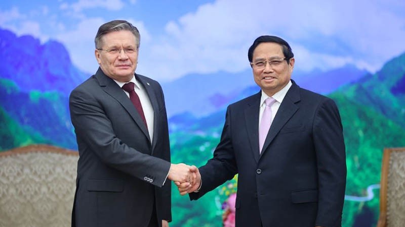 thu tuong pham minh chinh tiep tong giam doc tap doan rosatom lien bang nga