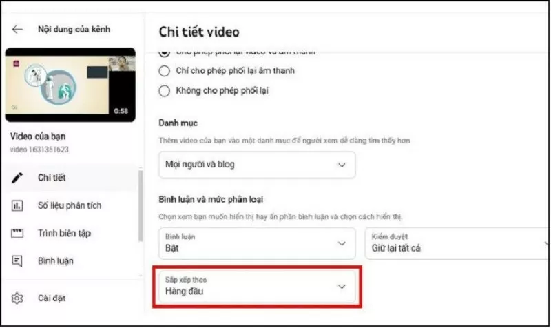 Hướng dẫn cách bật bình luận trên YouTube đơn giản, nhanh chóng Hướng dẫn cách bật bình luận trên YouTube đơn giản, nhanh chóng