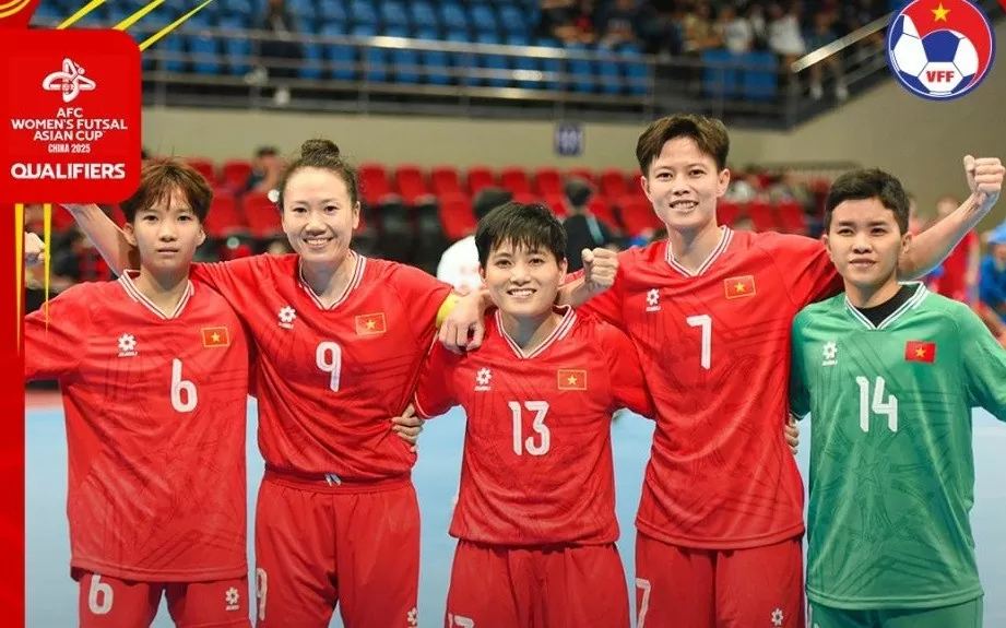 Vòng loại futsal nữ 2025: Đội tuyển futsal nữ Việt Nam thắng đậm Myanmar Vòng loại futsal nữ 2025: Đội tuyển futsal nữ Việt Nam thắng đậm Myanmar