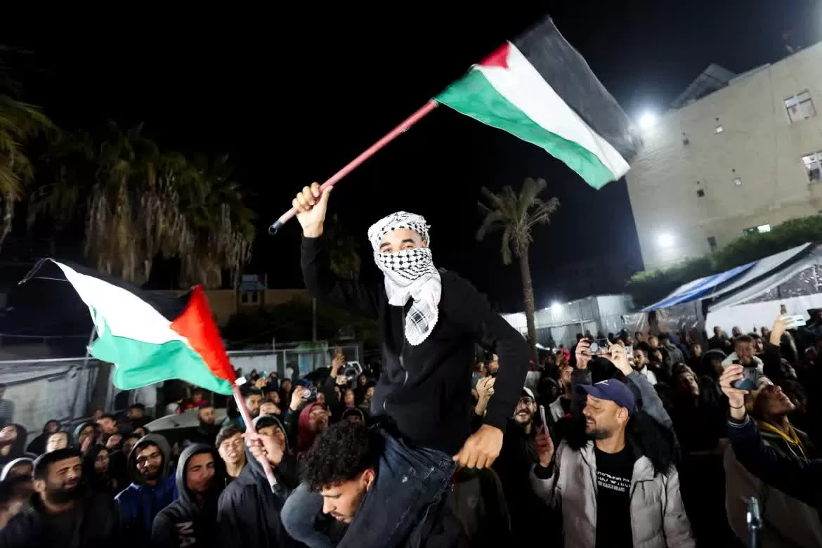 Niềm hân hoan của hàng nghìn người trên khắp Dải Gaza sau thoả thuận ngừng bắn